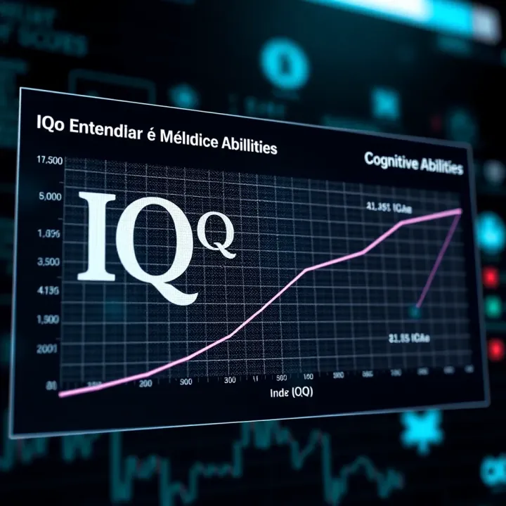 Graph illustrating different IQ score ranges and their associated cognitive abilities