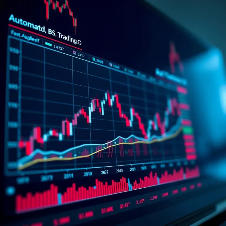 Graph illustrating the potential benefits and risks of using automated trading tools in digital financial markets