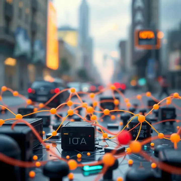 Visual representation of technological innovations impacting IOTA network development