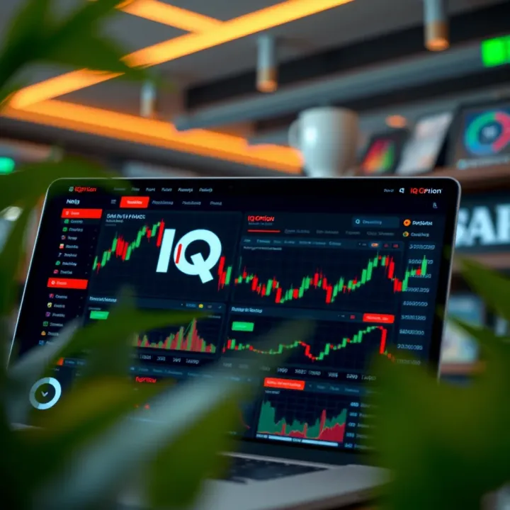 IQ Option Trading Platform Overview Overview of IQ Option trading platform interface showing various financial instruments