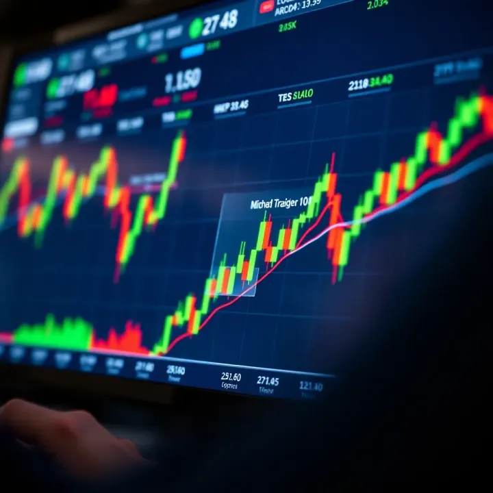 Trading platform interface highlighting peak trading times and strategies