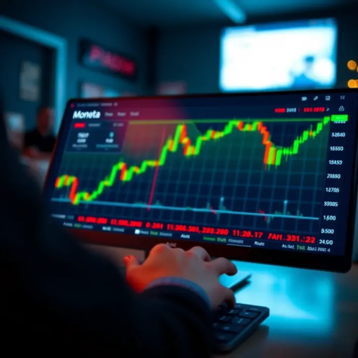 Interface of Moneta Markets trading platform showing diverse investment tools