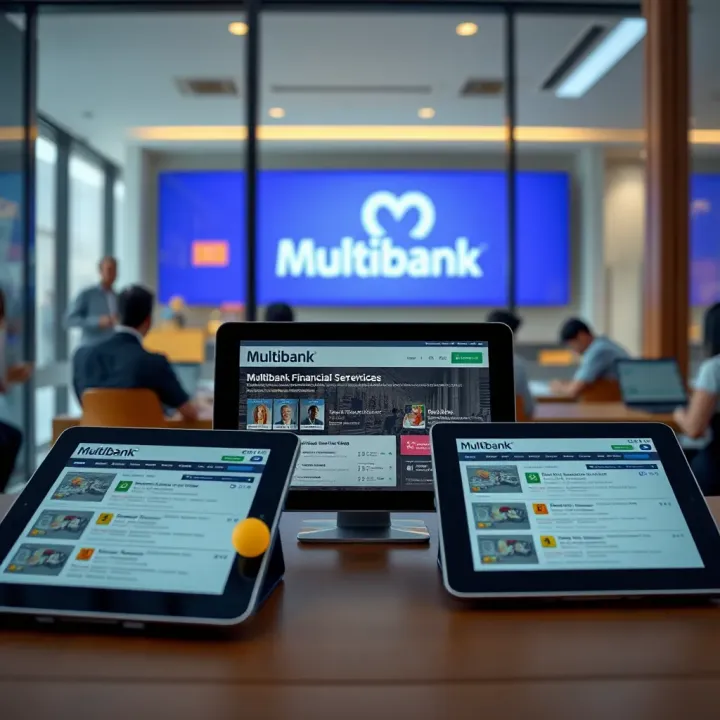 Multibank financial services overview on digital devices
