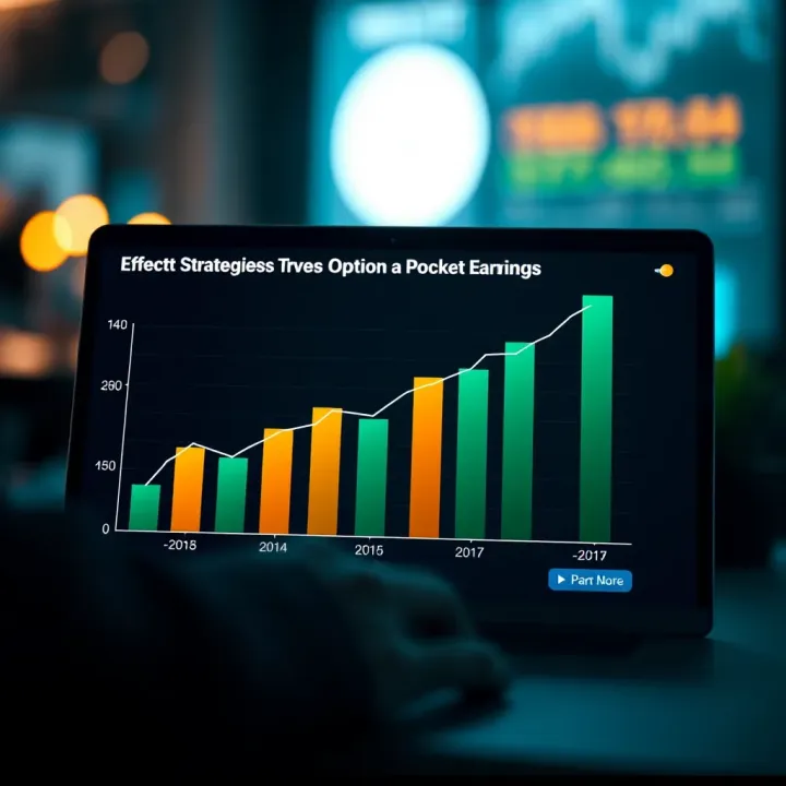 Graph showing strategies to increase earnings for Pocket Option affiliates