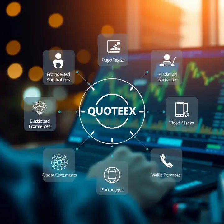 Diagram illustrating practical applications and benefits of using quoteex in market scenarios