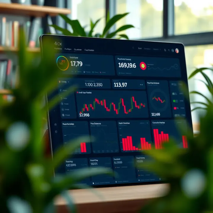 User interface showing the main dashboard and key features of quoteex platform
