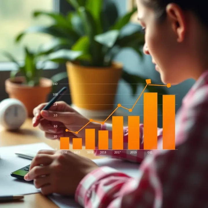 Graph illustrating growth in affiliate commissions and user engagement strategies for Quotex