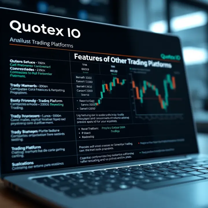 Comparison chart highlighting key features and benefits of Quotex IO against other financial trading platforms