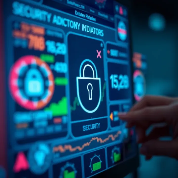 Visual representation of security measures and trust indicators for online trading platforms
