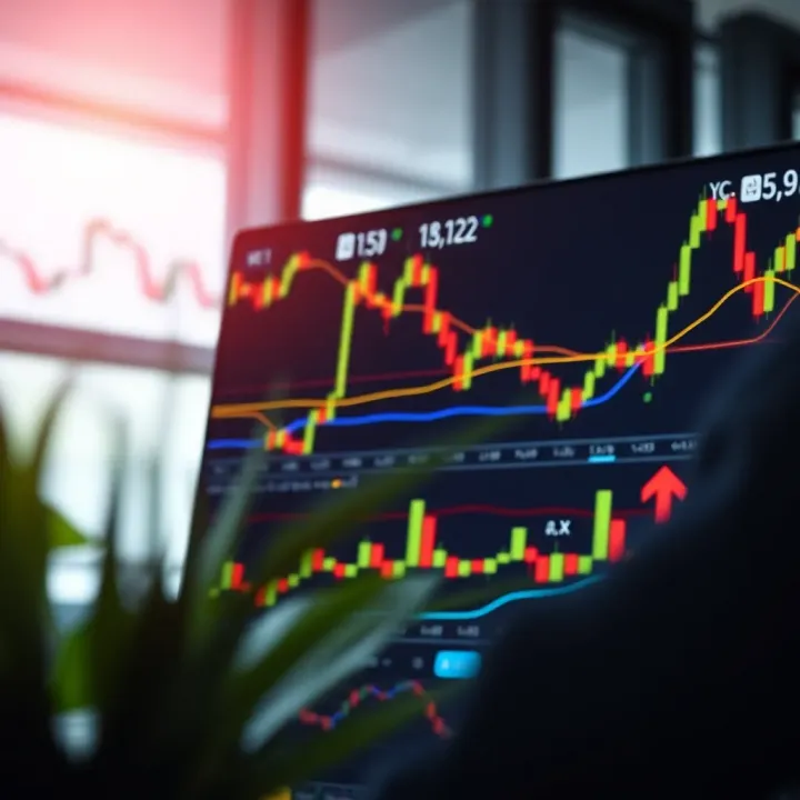 Chart displaying various trading strategies on Quotex platform