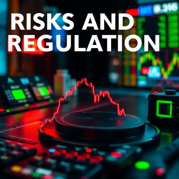 Illustration representing the risks and regulatory environment in Brazilian binary trading market